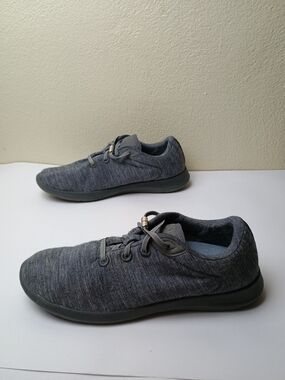 Merinos Size 10 Lace Ups Heathered Gray Australian Merino Wool Sneakers